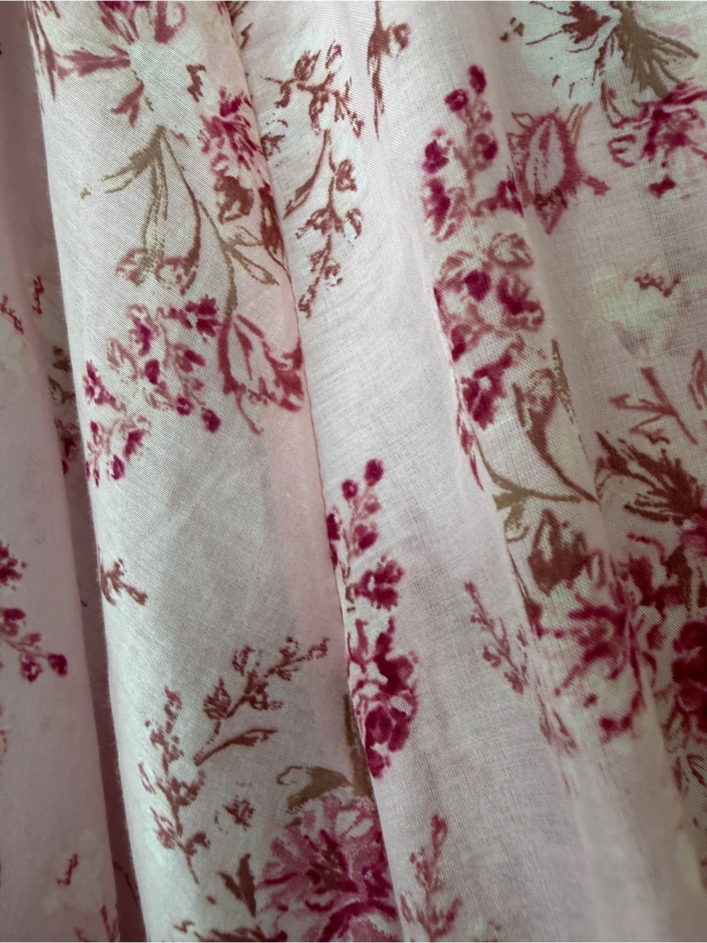 Papinelle Soft Pink floral Robe Lightweight - Picture 5 of 6